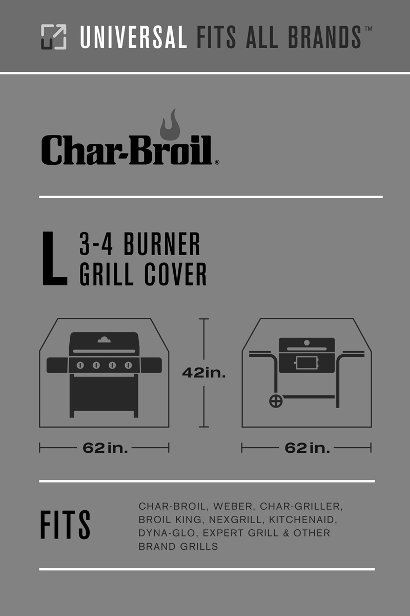 Чехол универсальный Char-Broil Premium для 2 гор.
